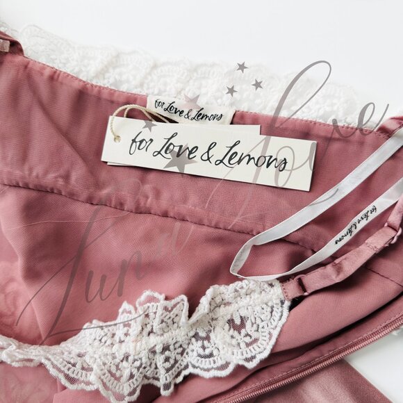 FOR LOVE & LEMONS Chelsea Embroidered Floral Maxi Dress NWT! - Picture 13 of 14